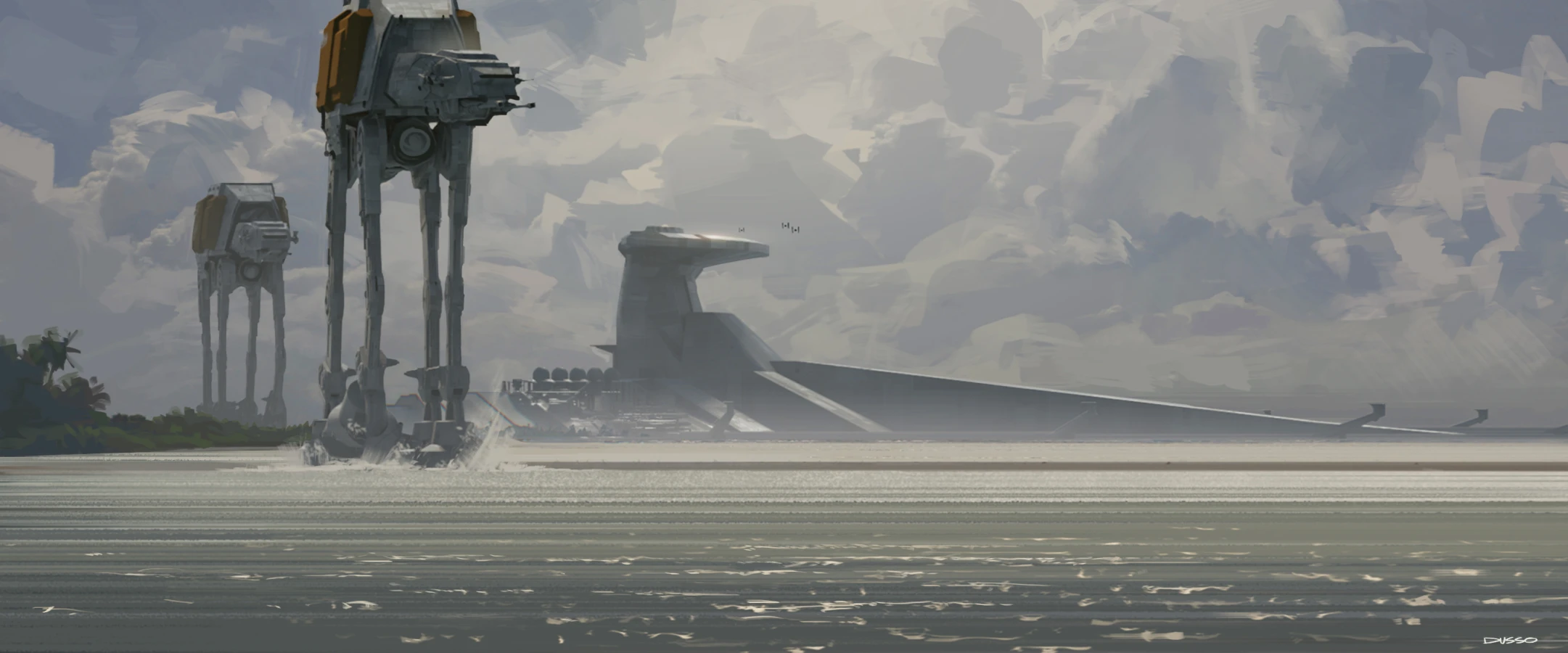 Dusso's concept art for Star Wars