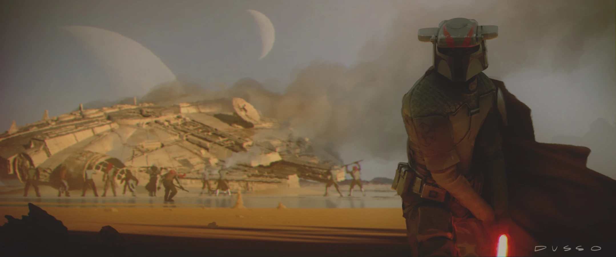 Dusso's concept art : bandit in Star Wars