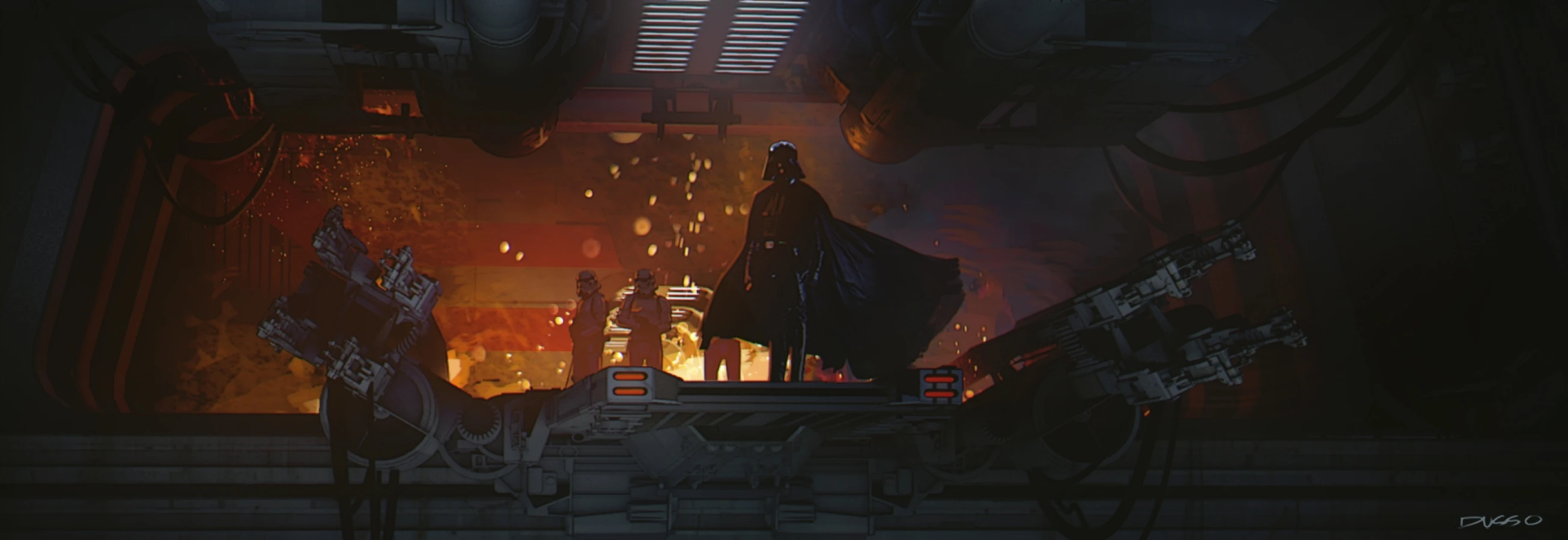 Star Wars Dark Vader concept art by Dusso