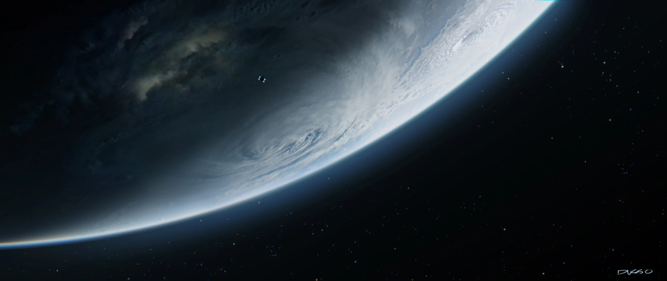 Star Wars planet earth concept art by Dusso