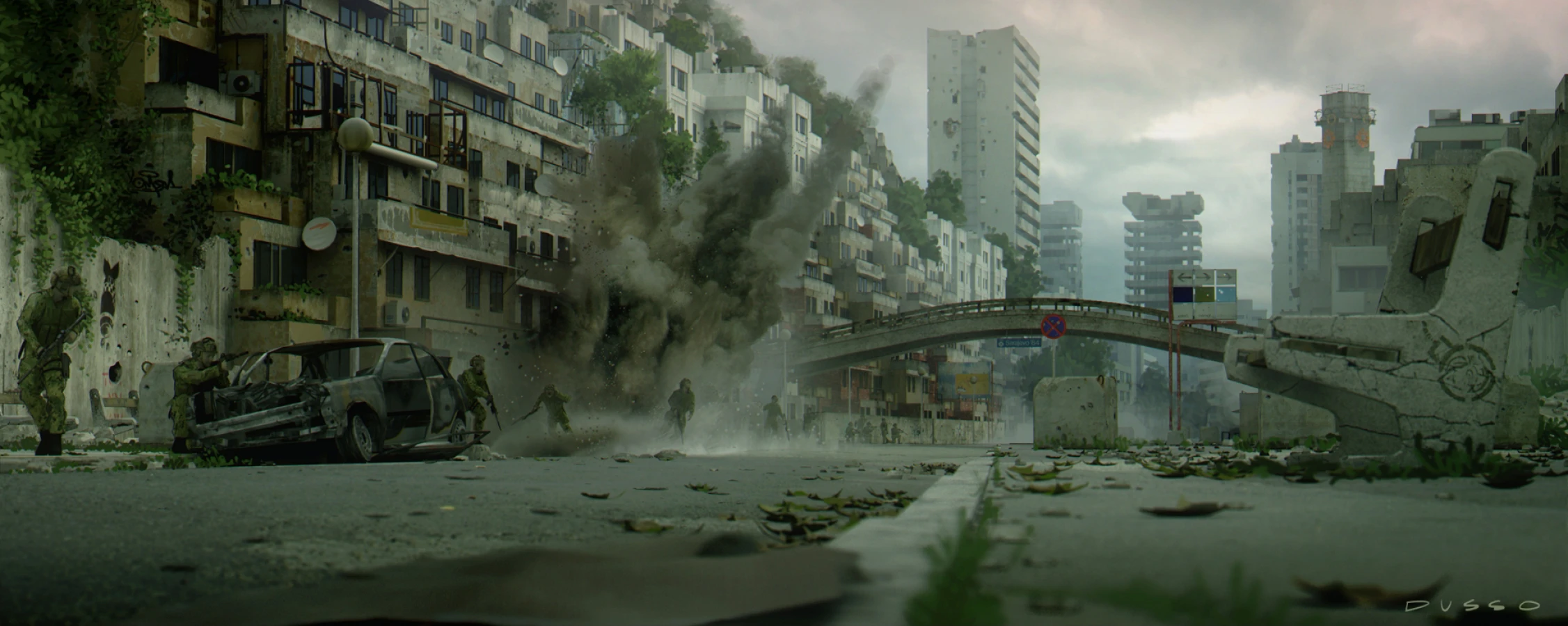 Sarajevo concept art by Dusso