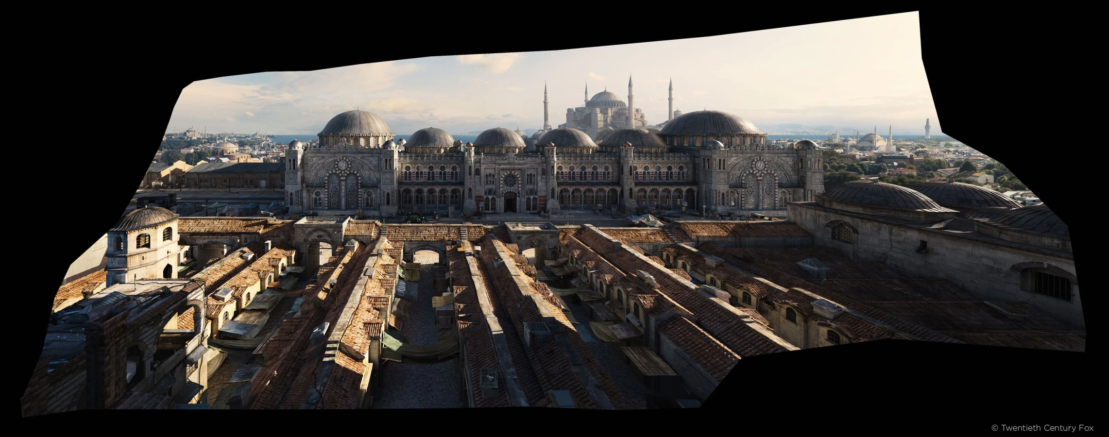Murder on the Orient Express Istanbul palace shot Raynault vfx