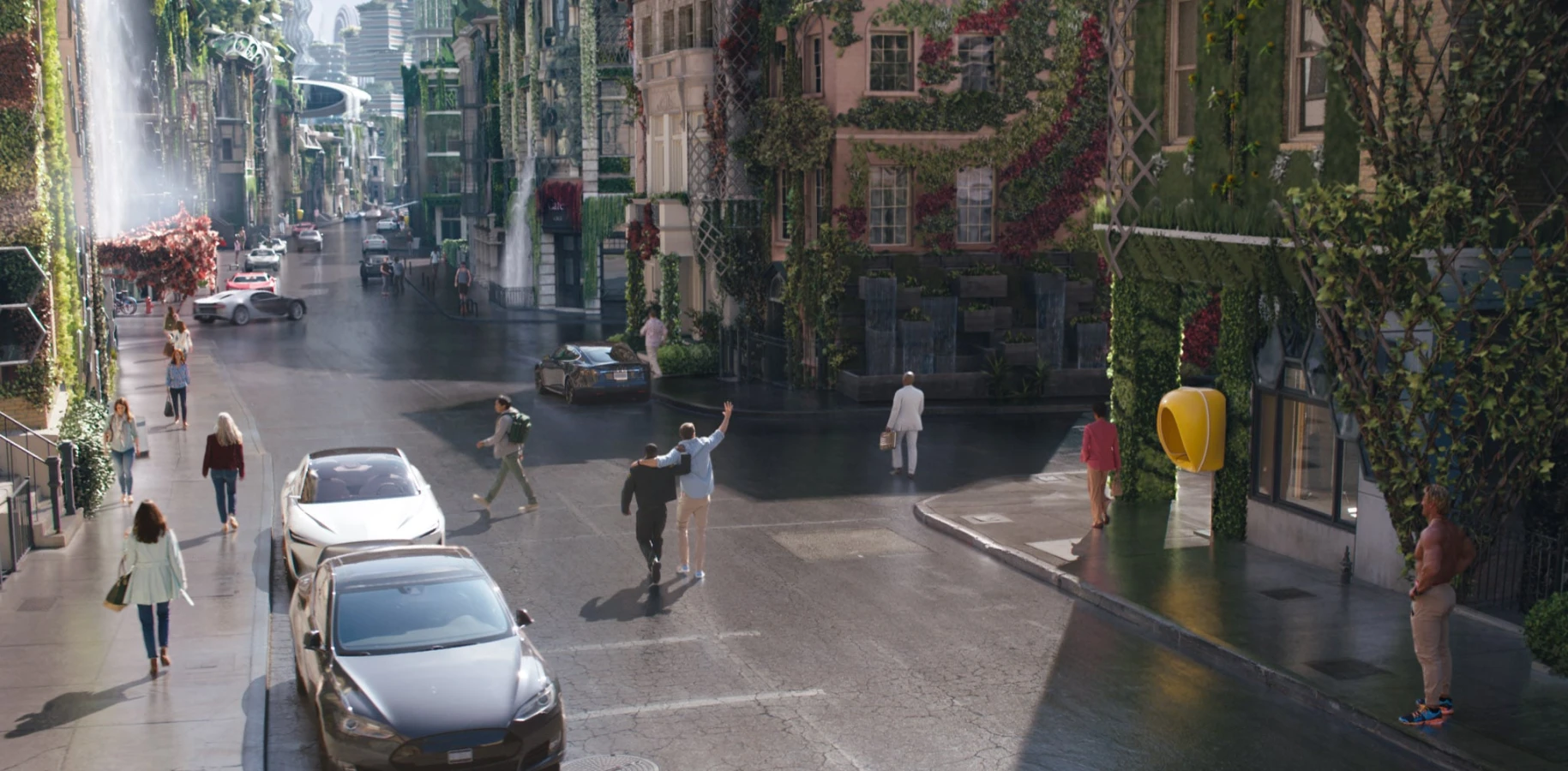 freeguy visual effects raynault street futuristic city