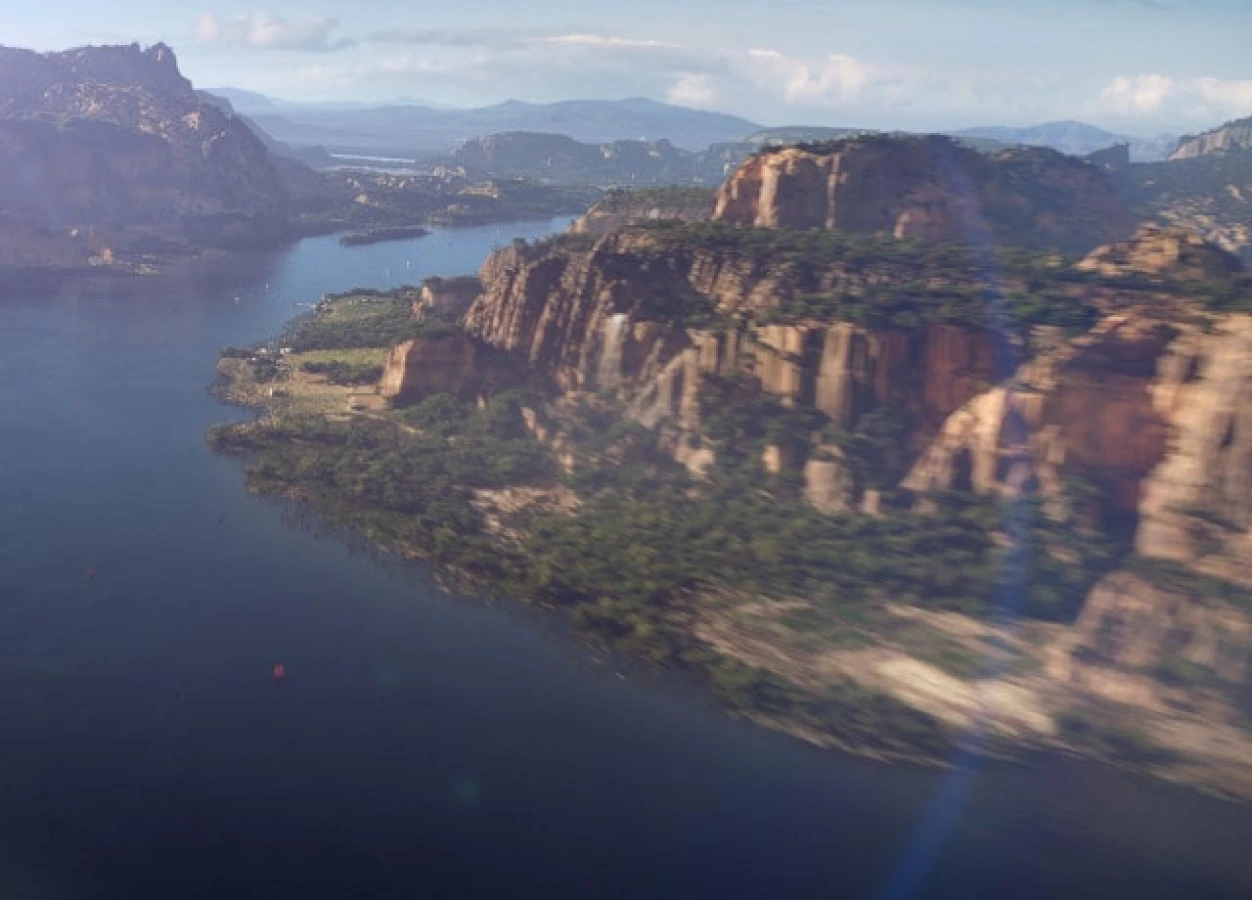  Gods of Egypt Nile river and hill shot from Raynault vfx 