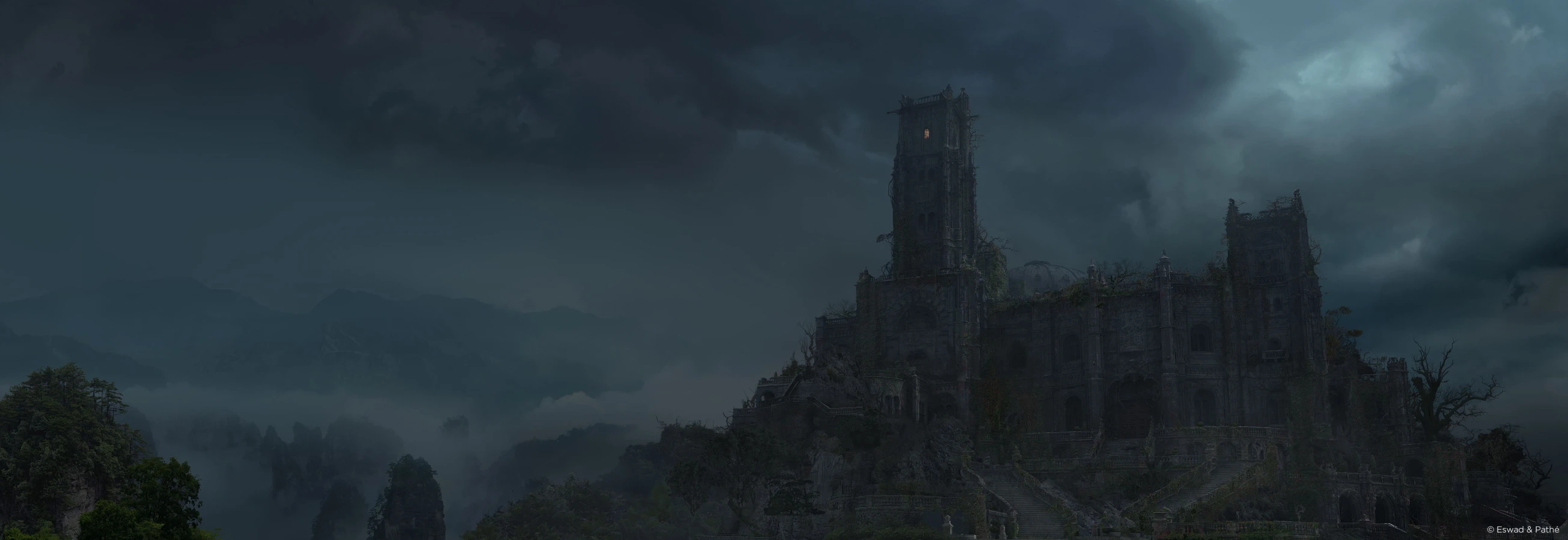  The beauty and the beast castle in night from Raynault vfx 