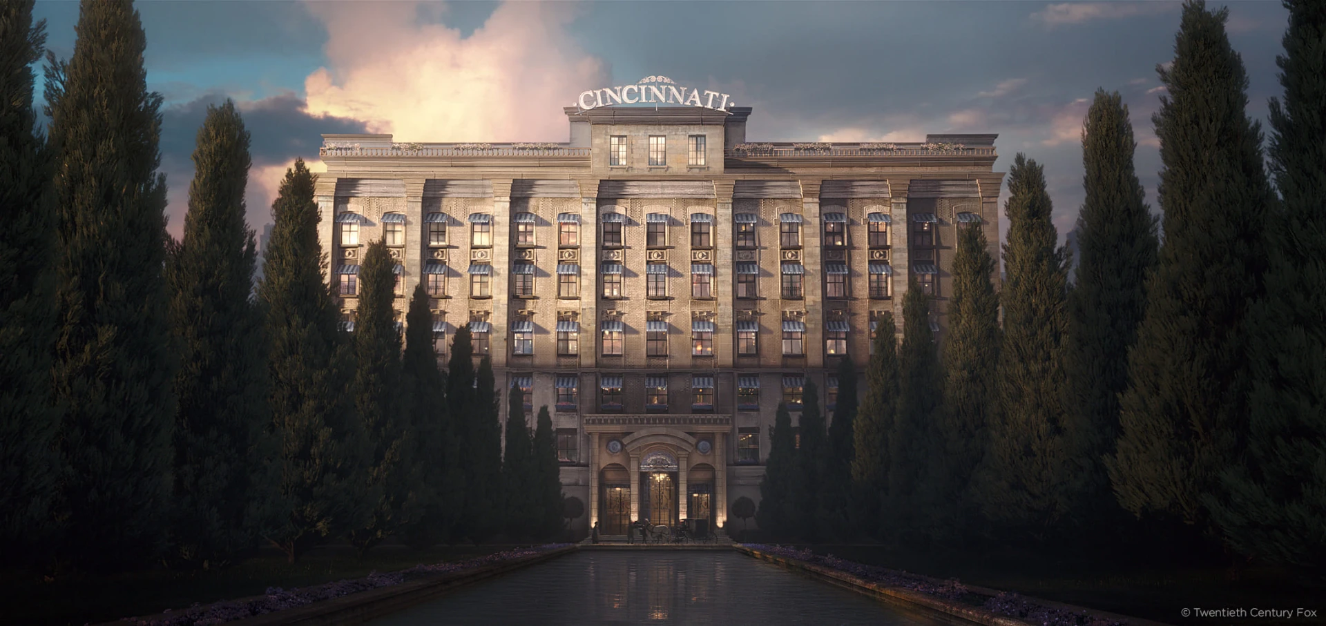 The Greatest Showman Cincinnati palace shot Raynault vfx