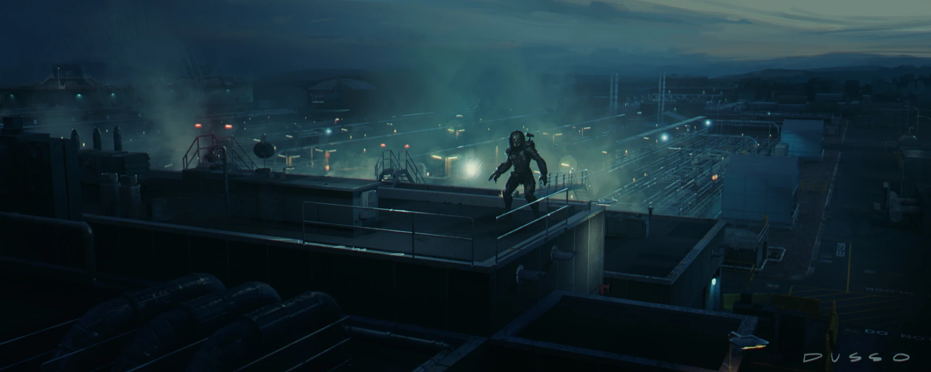 The predator concept art Raynault vfx