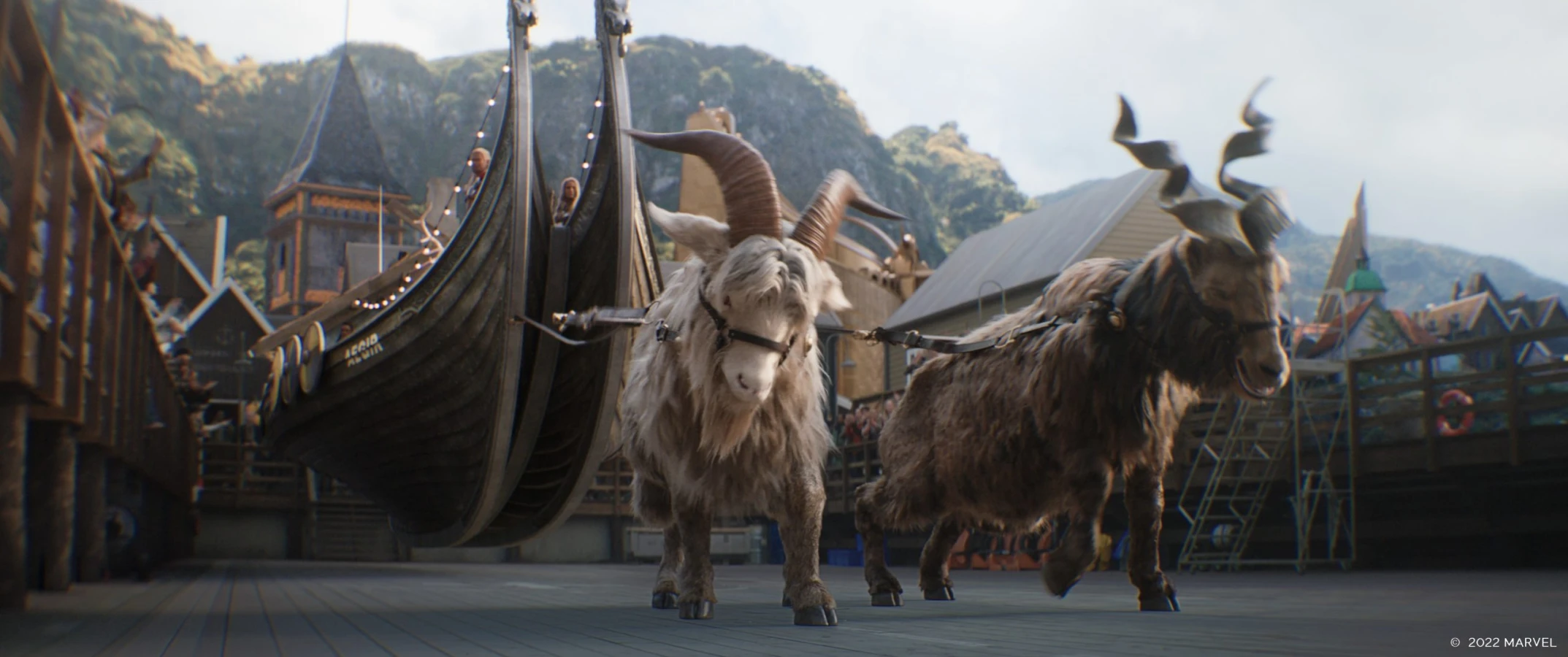  Thor: Love And Thunder boat pulled with Raynault vfx work 