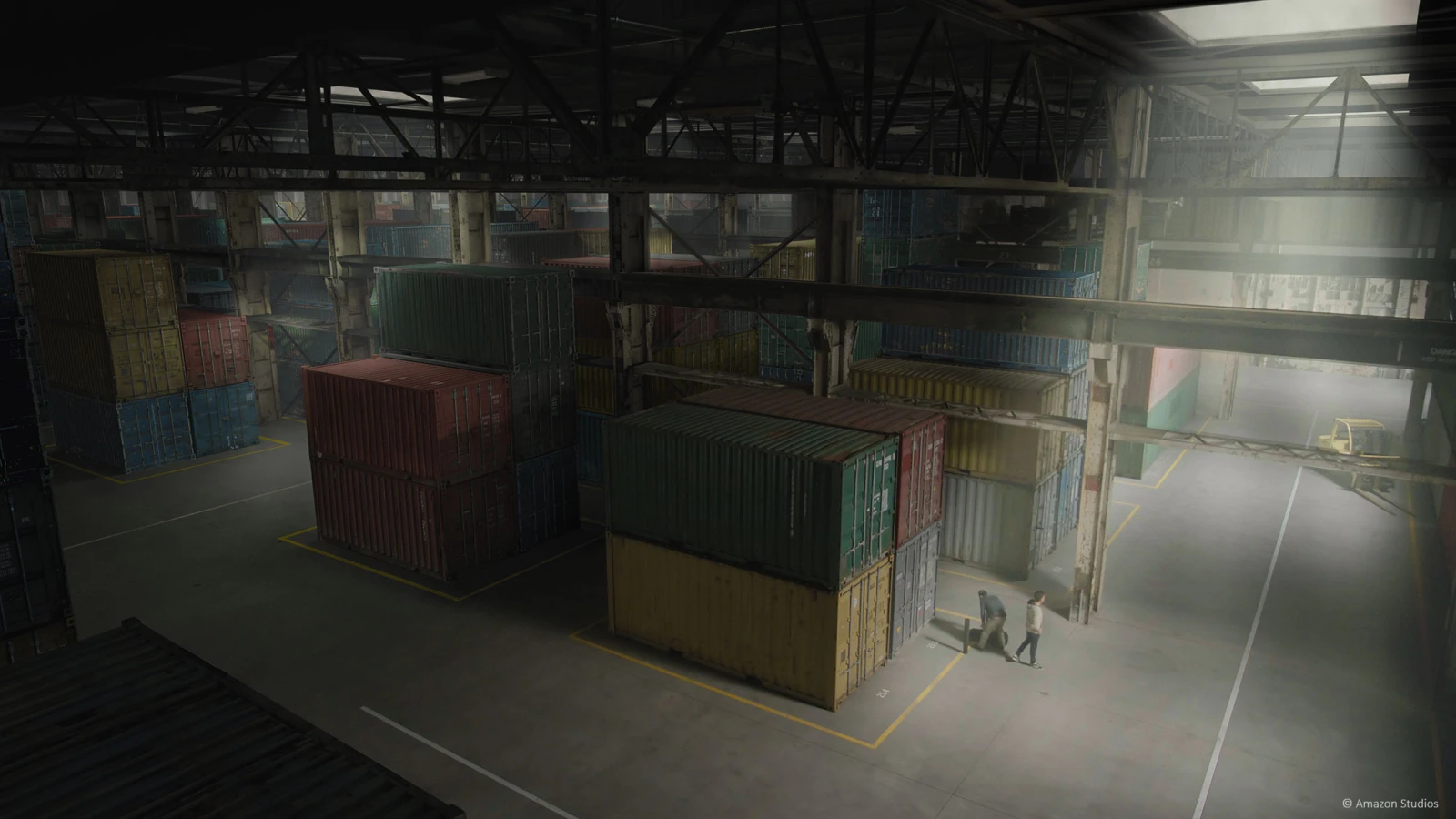  Tom Clancy’s Jack Ryan S01 container warehouse view shot Raynault vfx 